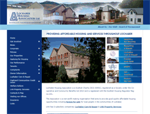 Tablet Screenshot of lochaberhousing.org.uk